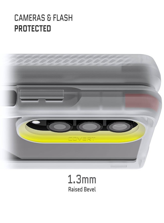 جوستك جراب Ghostek COVERT الشفاف لهاتف Z Fold 4 بتصميم نحيف وخفيف الوزن وحماية للمفصلات، متوافق مع الشحن اللاسلكي وPowerShare، مصمم لهاتف Samsung Galaxy Z Fold4 5G (7.6 بوصة) لعام 2022 (شفاف). - Image 3