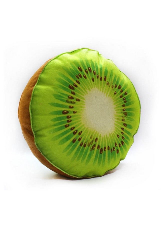 the purple tree The Purple Tree Velvet Kiwi Fruit Cushion, (16 X16 Inch, Green)