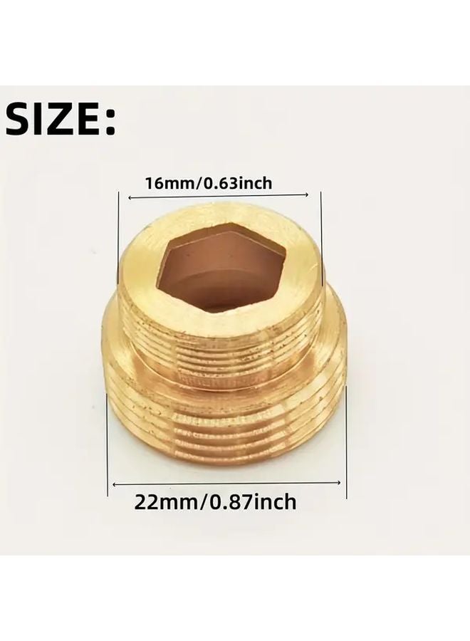 مجموعة محول صنبور M16 G1 2 بوصة من النحاس لتوصيل حوض المطبخ والحمام - Image 4
