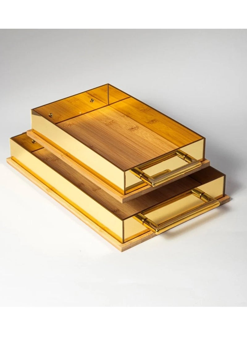 CC Bin Shihon Wooden and aluminum ends set in two sizes  - Image 1