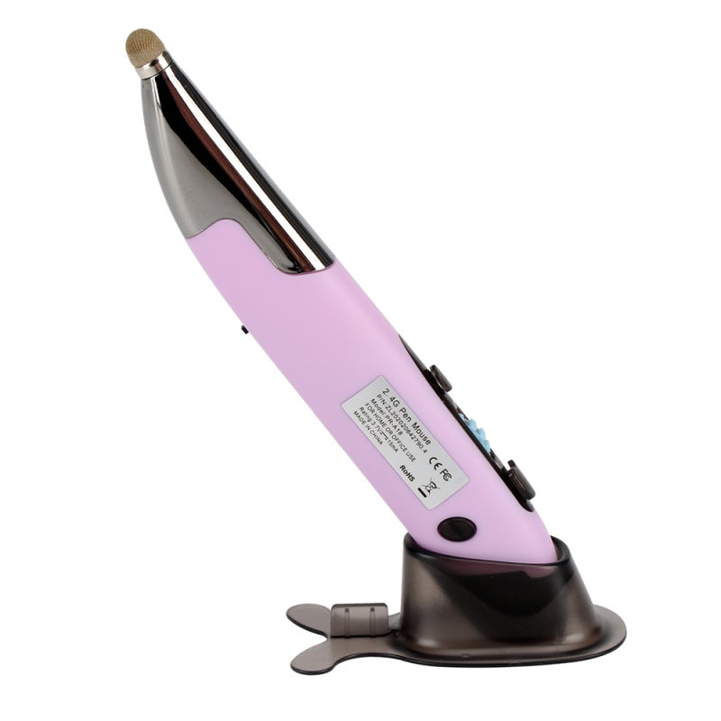 Three Mode 2.4G+BT3.0+5.0 Wireless Optical Pen 800/1200/1600DPI Rechargeable Pocket Pen for PC Laptop Computer Purple - Image 2