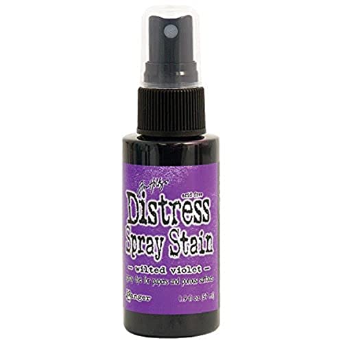 Tim Holtz Ranger TSS44154 Wilted Violet Distress Spray Stain 1.9oz-Wilted Violet - Image 2
