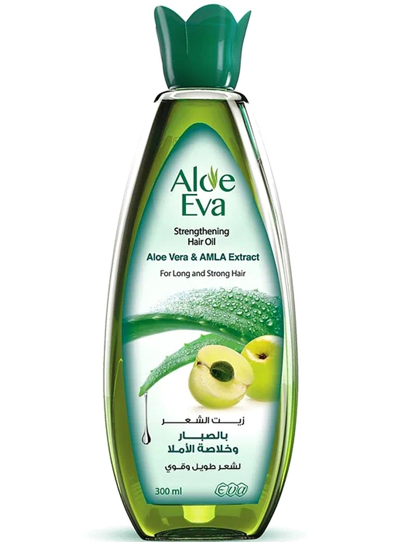 إيفا زيت تقوية الشعر بخلاصة الألوفيرا والأملا 300ملليلتر - Image 1
