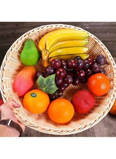 Generic Boho Fruit Basket  Handmade Rattan Storage Basket Tray  - Image 5