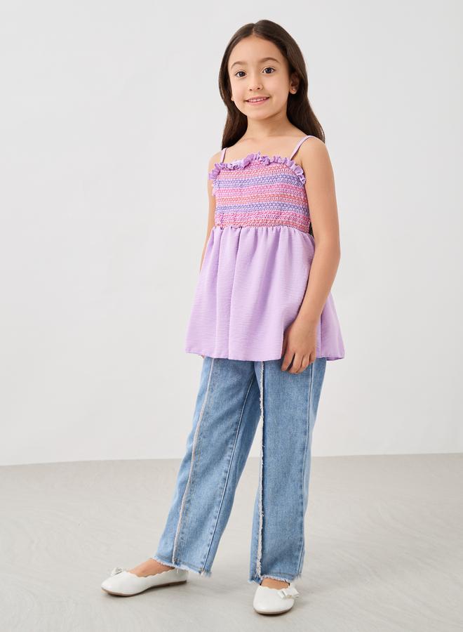 Styli Styli Wide Leg Jeans with Pintuck Detail  - Image 2