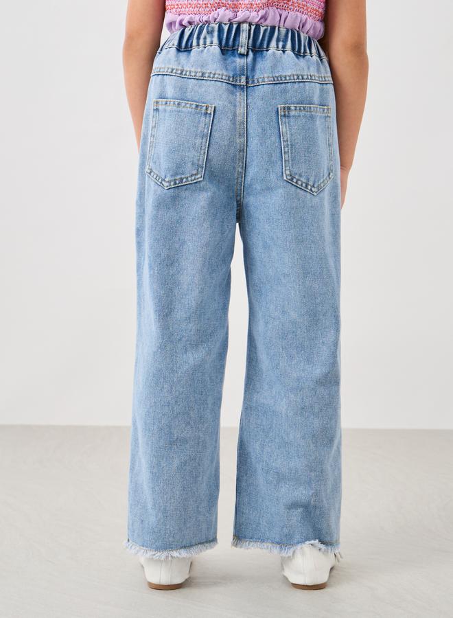 Styli Styli Wide Leg Jeans with Pintuck Detail  - Image 4