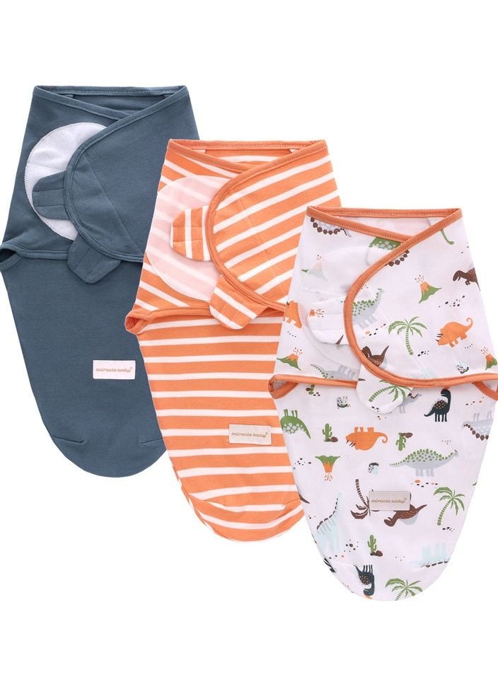 Miracle Baby Baby Wrapping Swaddle Sleeping Bag Three-piece Set 0 To 3 Months 