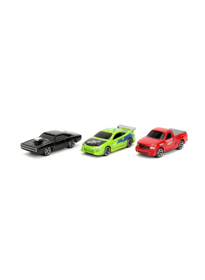 Jada Nano Hollywood Rides Fast & Furious Die-cast Vehicle Set (Pack of 6, 4.2 cm) - Image 2
