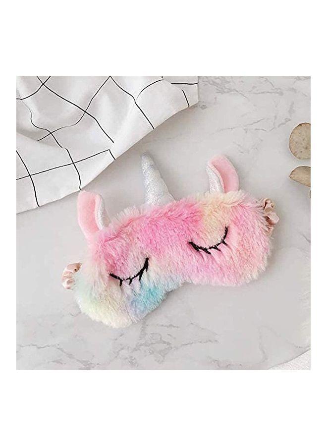 Loquat Unicorn Plush Eye Sleeping Mask 19.5 x 7 x 1cm - Image 2