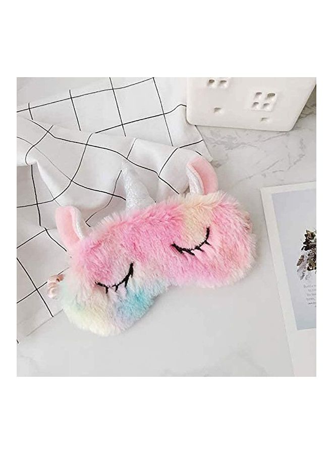 Loquat Unicorn Plush Eye Sleeping Mask 19.5 x 7 x 1cm - Image 3