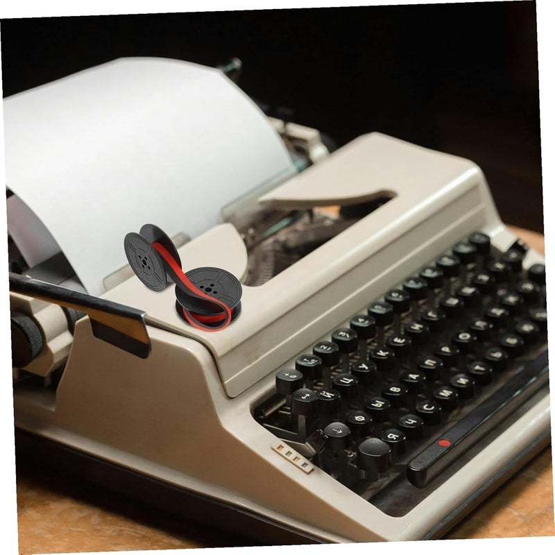 Adjustable build Milisten Black Red Sturdy Nylon Material Typewriter Ink Ribbons 2 Pairs for Old Typewriters Worldwide simple practical design Trendy natural tone options Space saving Flexible purchase choices Transparent body Elegant upgraded practical design Low dust buildup Multiple local stock source KSA standard compatible design Quick use-switch compatible build Cost effective fine quality Proper storage environment Various fittings Popular practical build Temp & permanent project compatible Hardened processed substance Batch consistent craftsmanship Scheduled warehouse deliver Rack friendly Ready varied options Safe approved storage space KSA local stock Multi-source stock guarantee Nationwide delivery - Image 5