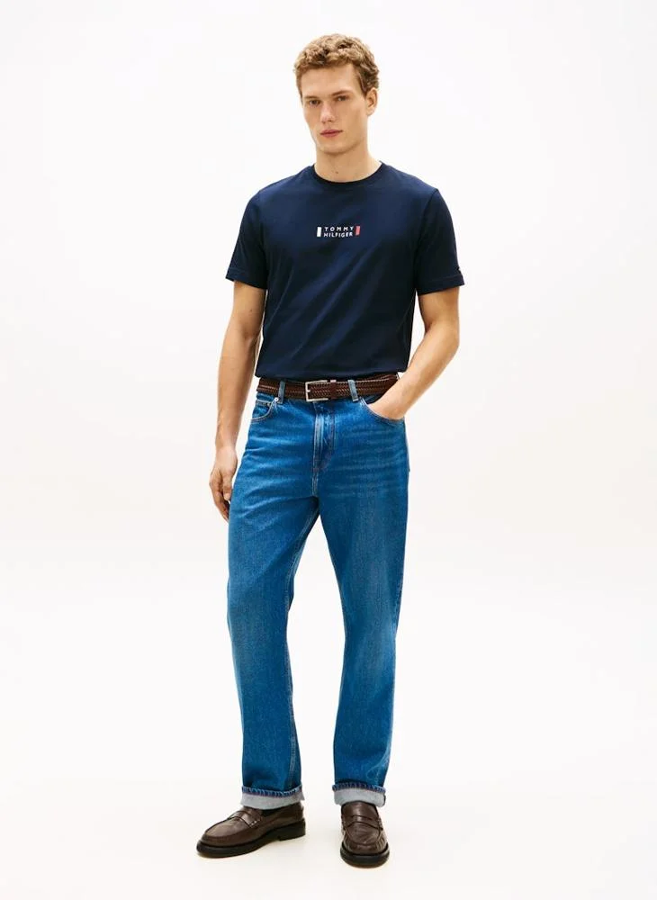 TOMMY HILFIGER  Logo Crew Neck T-Shirt for Men | Best Price UAE