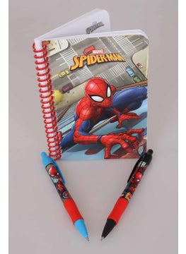 Disney LICENSED SPIDERMAN LINED NOTEBOOK AND VERSATILE TIP PEN 0.7 mm PACK OF 2  - Image 3