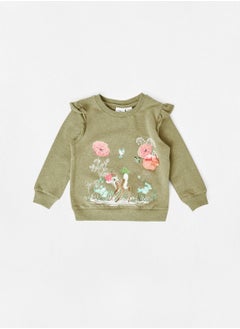 Kids Bambi Ruffle Sweatshirt