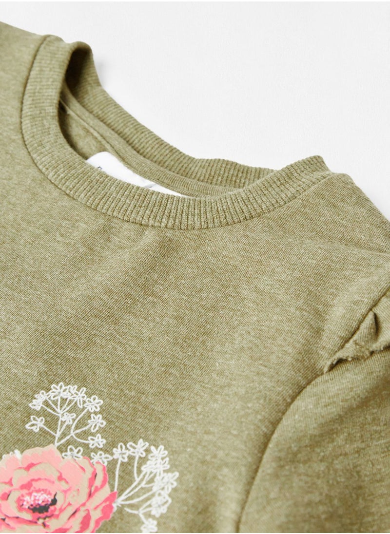NAME IT - Kids Bambi Ruffle Sweatshirt - Image 1