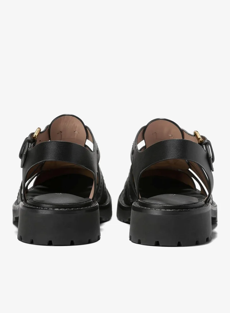 COLE HAAN BLACK Women's Tatiana Fisherman Sandals for Women | Best Price UAE