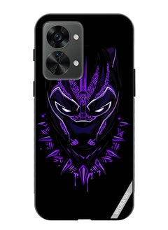 Protective Case Cover For OnePlus Nord 2T Black Panther Design Multicolour