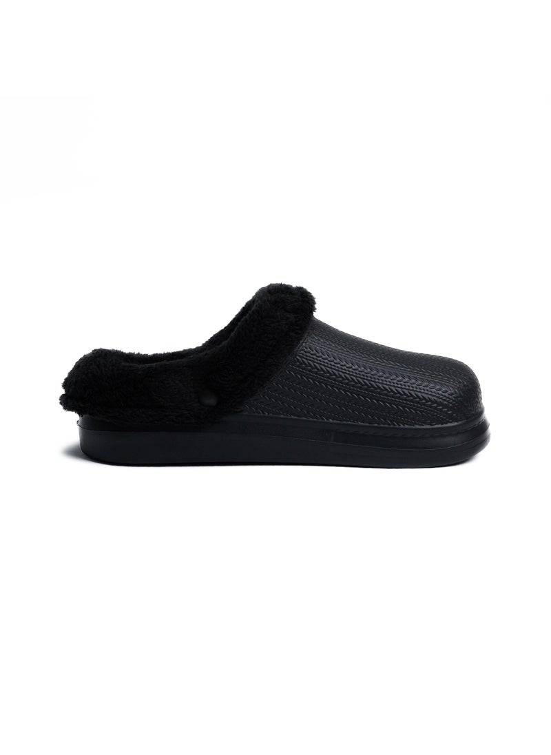 Onda - Onda Sabo 2 Fur-lined slipper for Unisex - Black - Image 1