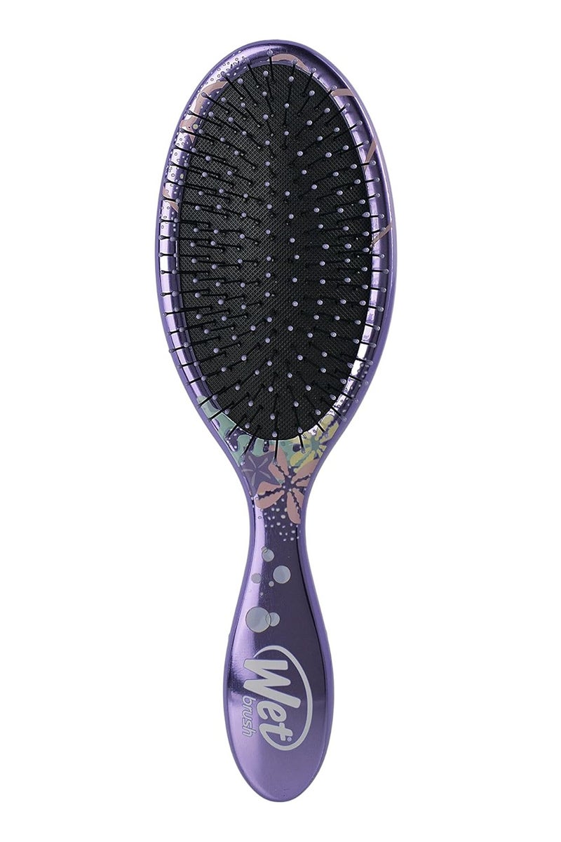 Wet Brush Disney Original Detangler Brush Princess Wholehearted - Ariel, Purple - All Hair Types - Ultra-Soft IntelliFlex Bristles Glide Through Tangles with Ease - Image 1