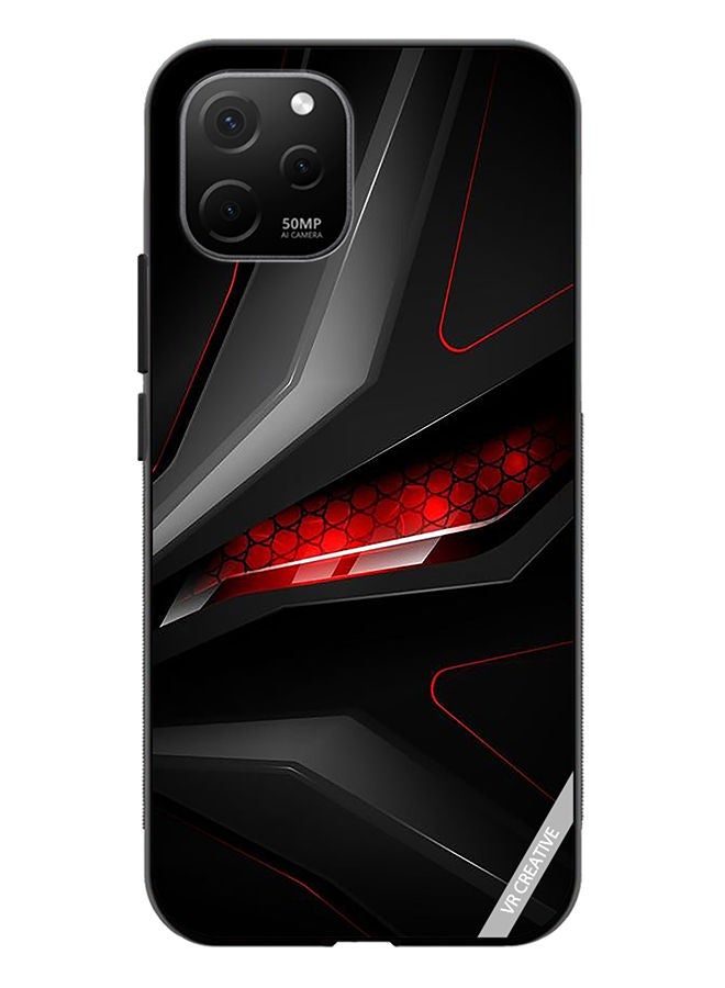 VR CREATIVE Protective Case Cover For Huawei Nova Y61 Neon Texture Design Multicolour - Image 1