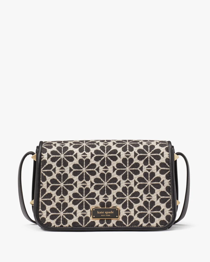 Kate Spade Spade Flower Jacquard Small Flap Crossbody