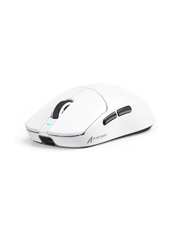 هجوم القرش X8 Series Tri-mode Lightweight Wireless Gaming Mouse White - Image 2