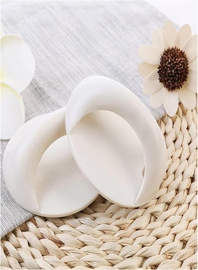 WE-CEF Home-Organizer Tech Self-Stick Push Pull Helper Instant Cabinet Knobs Drawer Handle Helper Auxiliary Kitchen Door Window Wardrobe Handle Sticker Convenient Opening Stick-on Knobs (2, White) - Image 2