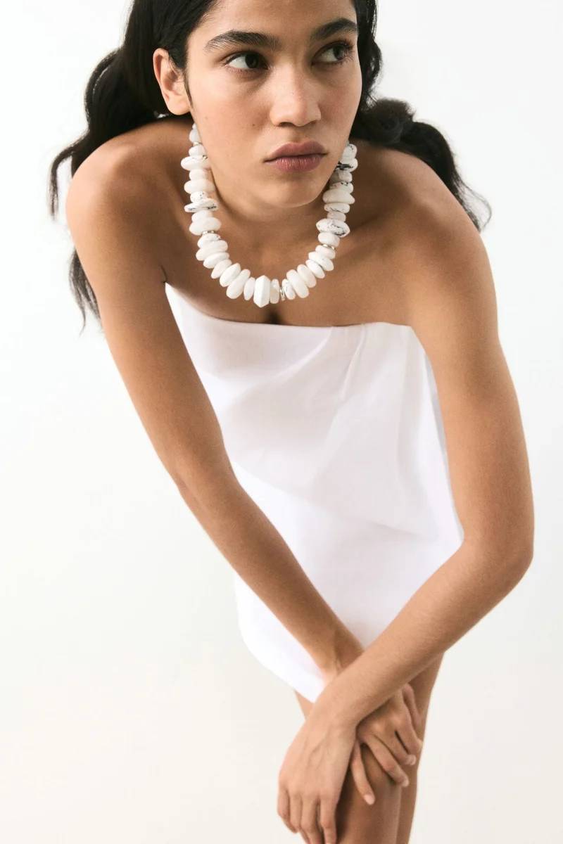 H&M Stone-detail necklace