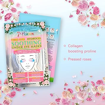 7th Heaven Soothing Hydrogel Under Eye Patches to Reduce the Appearance of Dark Circles and Fine Lines - Image 4