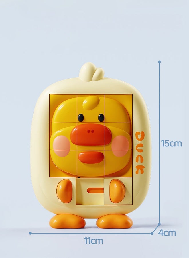 Cute Duck Slide Puzzle Toy - Educational Brain Teaser for Kids - Image 2