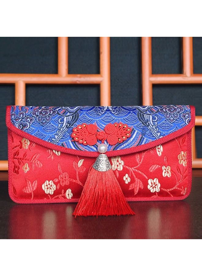 WELCOME Wedding Ten Thousand Yuan Changed Red Envelope Brocade Fabric Red Envelope Big Red Envelope Creative New Year's Benefit Is A Wedding Red Envelope - Image 1