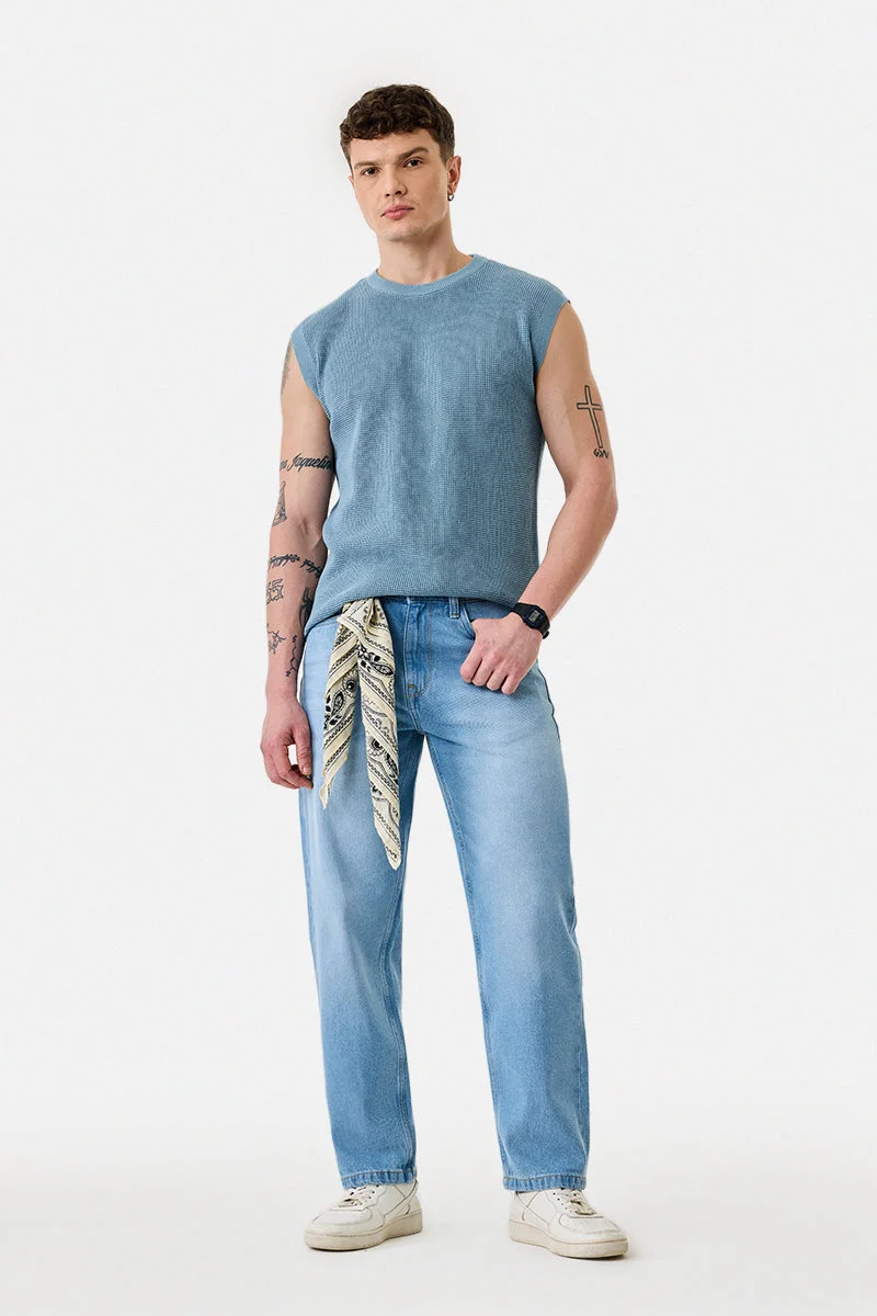 سنيتش Textured 100% Cotton Regular Fit T-Shirt