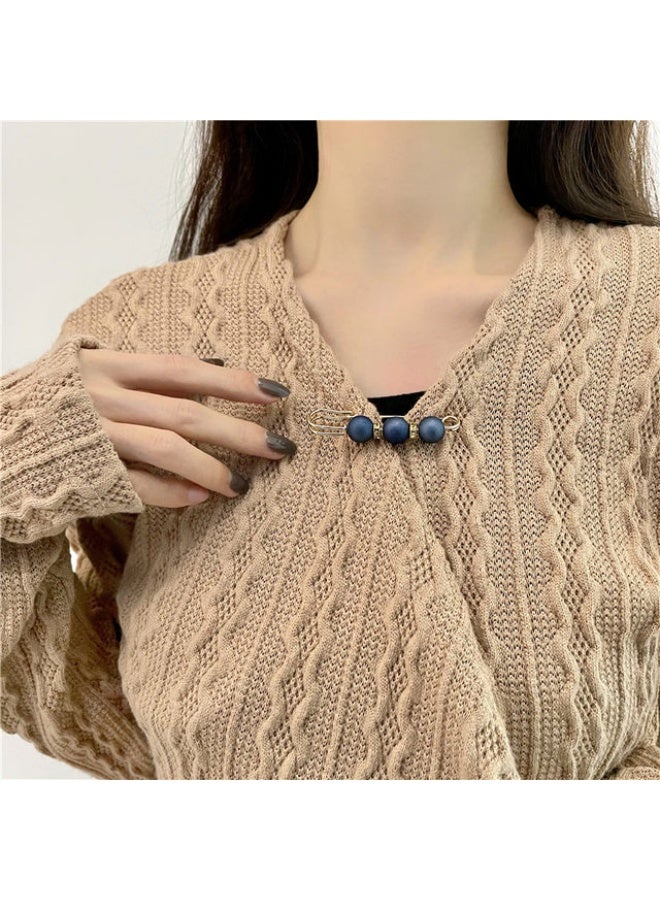 جود باي ثلاث قطع من بروش حريمي دبوس كبير معدني لؤلؤلي - Image 3