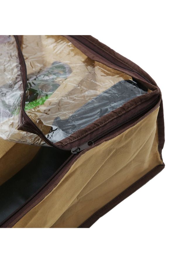 NIBEMINENT Shoe Storage Organiser Clear/Light Brown - Image 5