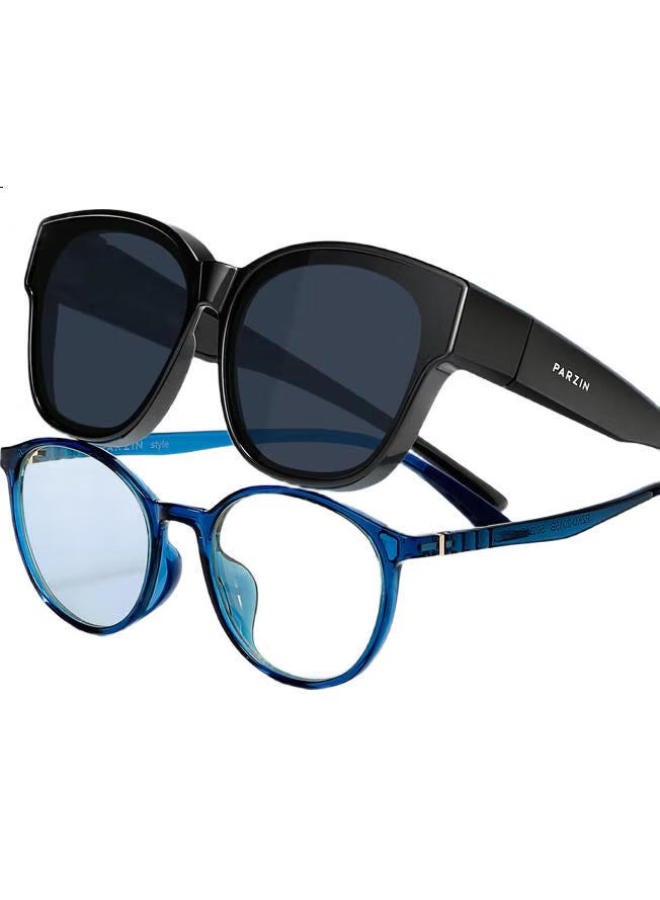 Parzin (Parzin) [Can Be Fitted With Prescription Glasses] Children'S Polarized Sunglasses, Boys And Girls Uv Protection Sunglasses For Ages 8-14, Pz12109 - Image 3