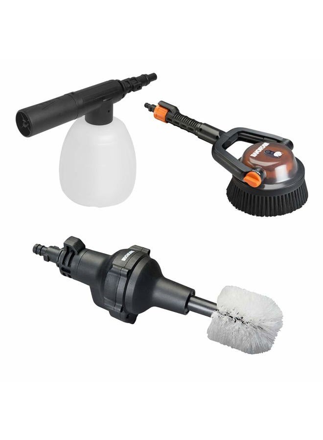 WORX WA4071 Hydroshot Auto/Boat Accessory Kit, Black - Image 1