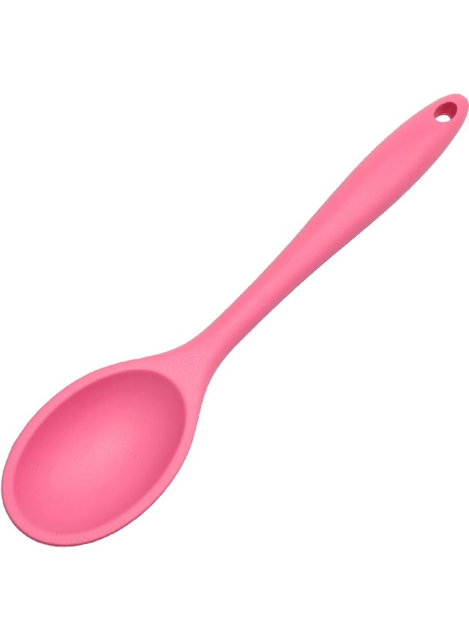شيف كرافت ملعقة سكب سيليكون فاخرة متوافقة مع غسالة الصحون وردي 11 بوصة 13730 - Image 1