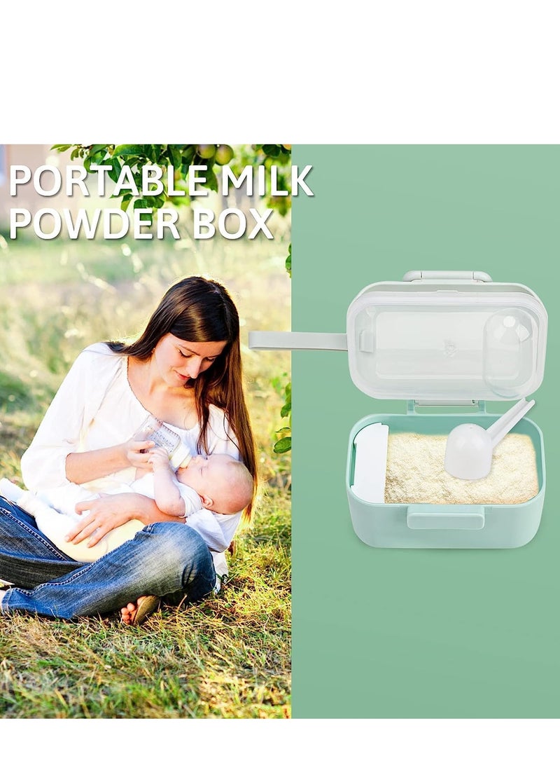 Milk Powder Dispenser Pot Portable Baby Formula and Snack Storage Container with Scoop Leveller Sealed Silicone Ring Cover for Outdoor Travel Airtight Feeding Green 400M - pzsku/Z66D09AADE8810523AD87Z/45/_/1696990631/1dc4e44c-9758-4177-a32b-655024211ac1