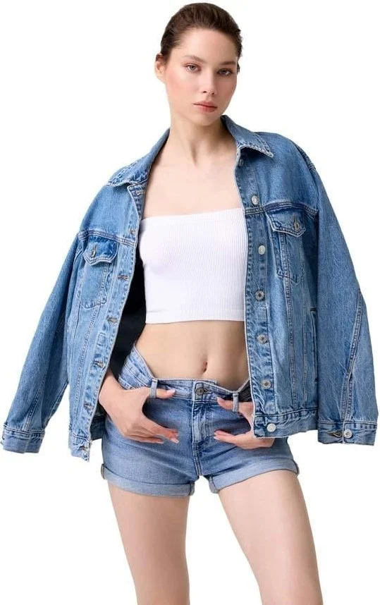 COTTONHILL Premium - Women's White Seamless Strapless Crop Top Bustier