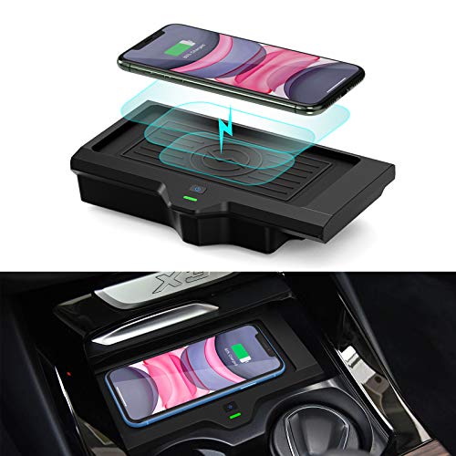 CarQiWireless Wireless Car Charger for BMW X3 G01 2018-2022 2023 2024 BMW X4 2019 2020 2021 2022 2023 2024 2025 Accessories Wireless Charging Pad Mat for Women Men Girls - Image 1