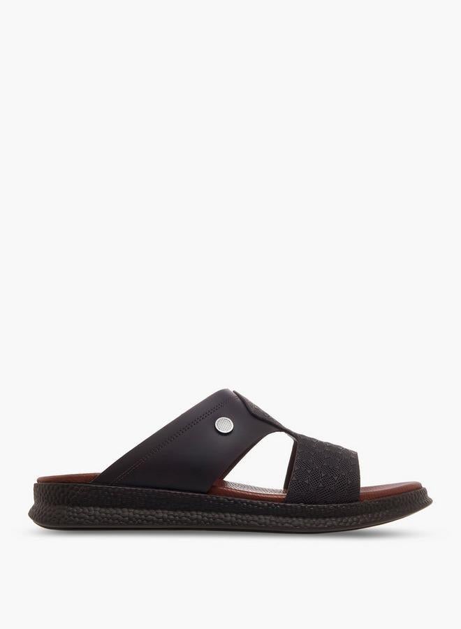 DUCHINI Men Textured Strap Arabic Sandals - Image 2
