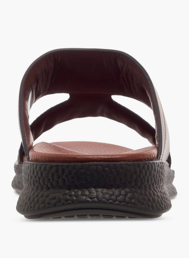 DUCHINI Men Textured Strap Arabic Sandals - Image 5