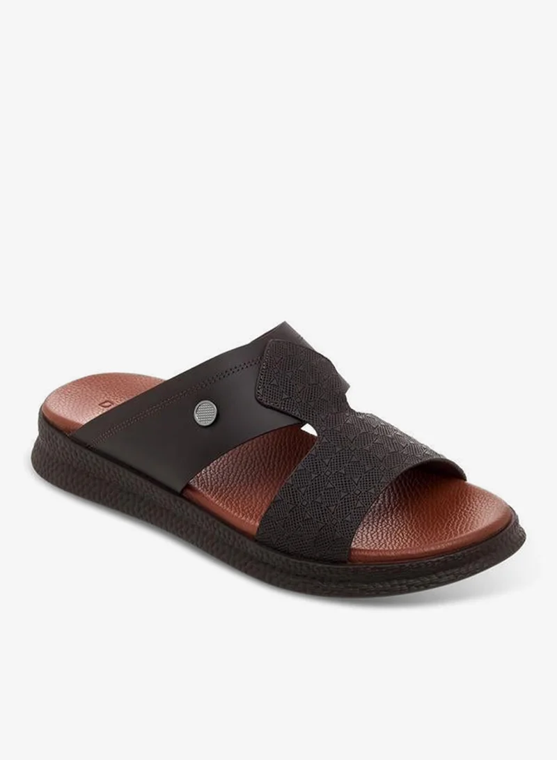 دوتشيني صنادل رجالية بنعل مزخرف