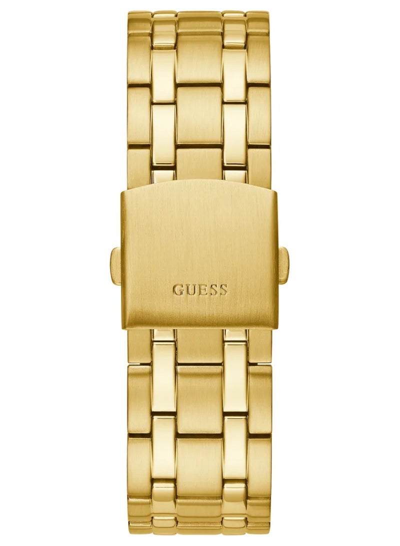 GUESS Continental Men Gold Tone Stainless Steel Watch GW0260G2 - Image 3
