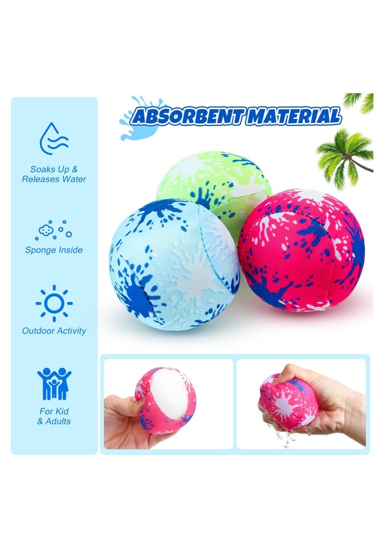 واي آند دي 20 Pcs Water Absorbent Ball, Inflatable Beach Balls, Outdoor Pool Party Favors, Toys for Kids and Adults Indoor Activities - Image 2