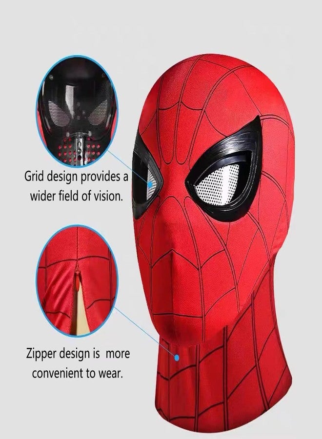 Tarrshiney Spider Hero Mechanical Eyes Homecoming Mask - Super Hero Full Mask Moving Lenses Cosplay Wearable Prop - Image 4