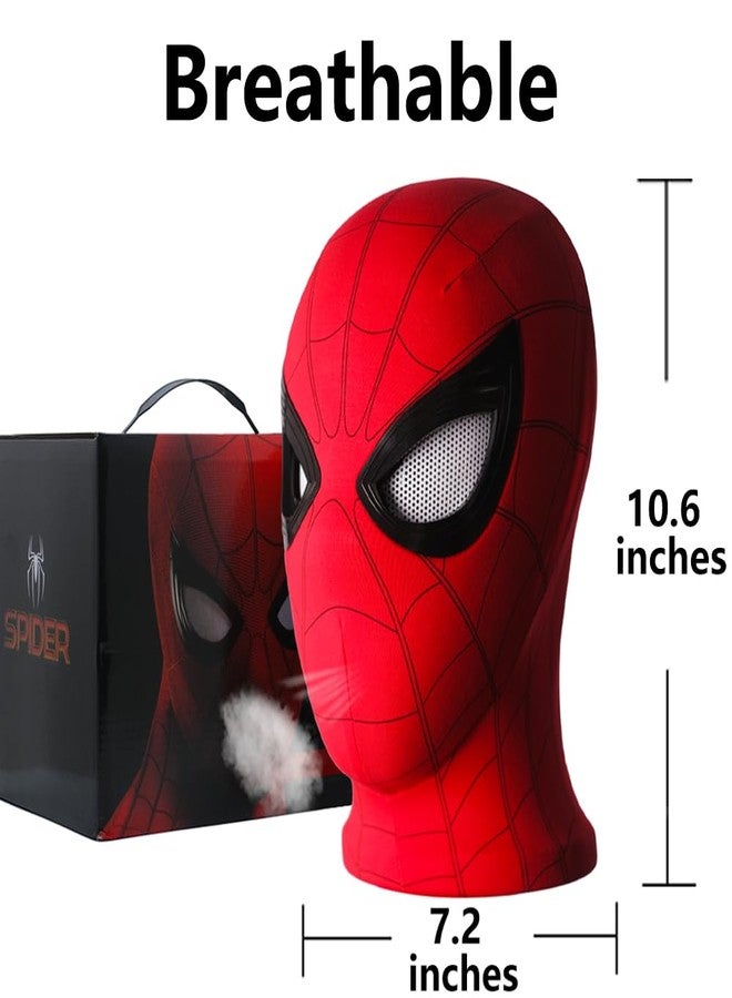 Tarrshiney Spider Hero Mechanical Eyes Homecoming Mask - Super Hero Full Mask Moving Lenses Cosplay Wearable Prop - Image 3