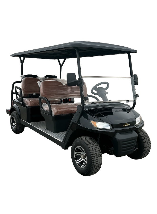 إلفتونق عربة جولف كهربائية فاخرة من ليفتونج كراون – ٤ مقاعد، محرك ٥ كيلوواط، مدى ٩٠ كم، مكابح هيدروليكية، تصميم فاخر ومريح - Image 1