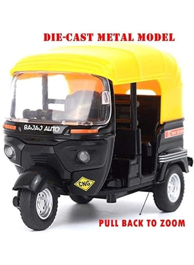 Alloy Simulation Indian Three-wheel Motorcycle Toy Model with Light And Music  - Image 2