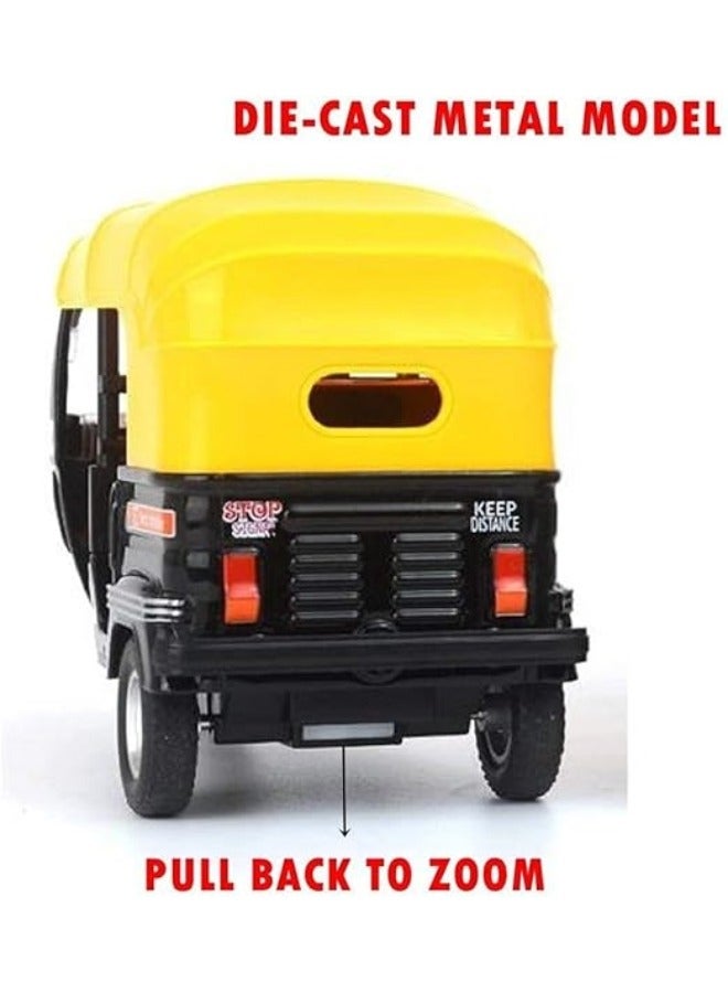 Alloy Simulation Indian Three-wheel Motorcycle Toy Model with Light And Music  - Image 3